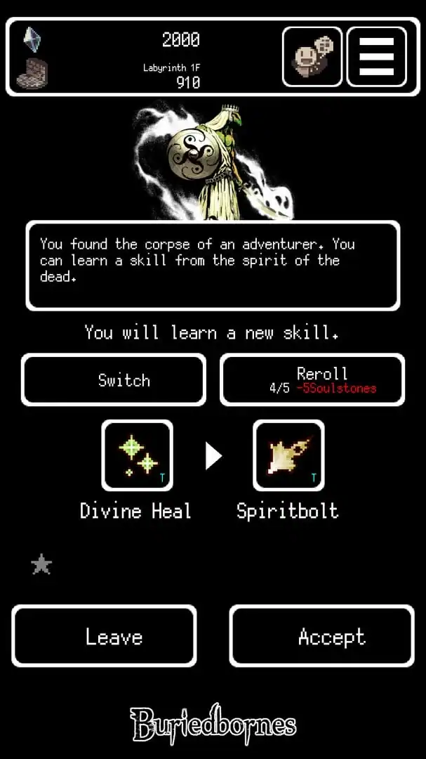 Buriedbornes - Dungeon RPG — изображение 3