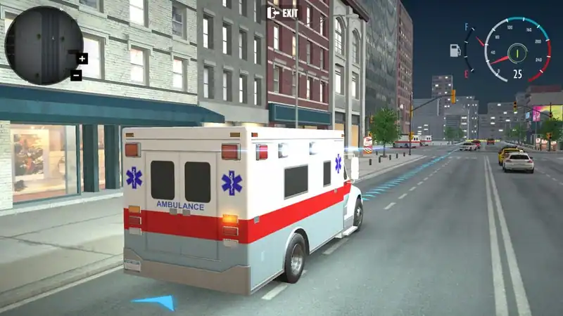 City Ambulance Car Driving — изображение 3