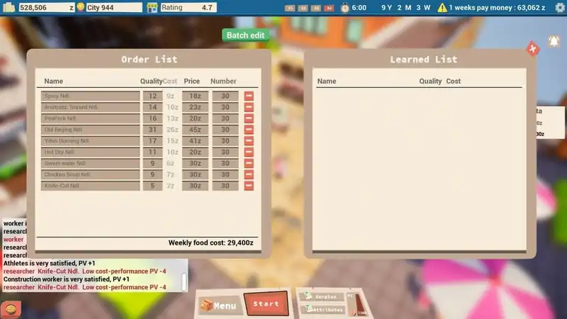 City Noodle Shop Simulator — изображение 3