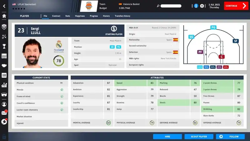 International Basketball Manager 22 — изображение 1