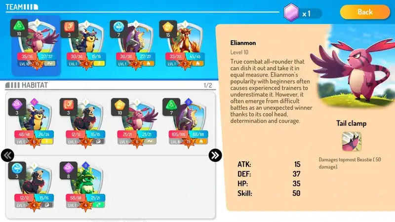 Beasties - Monster Trainer Puzzle RPG — изображение 3