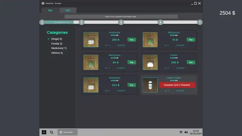 DeepWeb Simulator — изображение 3