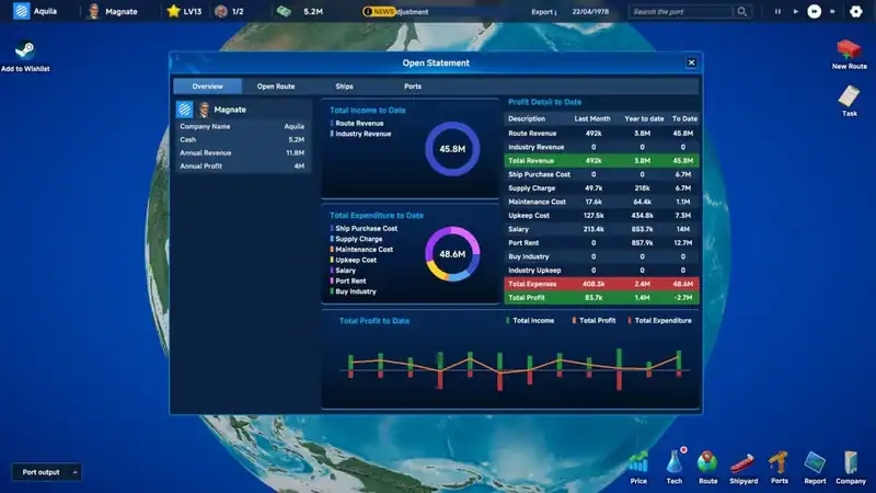 Global Magnates: Shipping Tycoon — изображение 3
