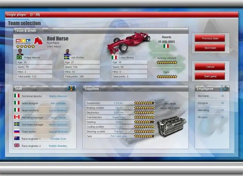 RTL Racing Team Manager — изображение 3