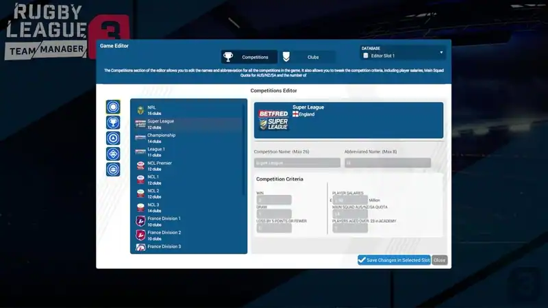Rugby League Team Manager 3 — изображение 2