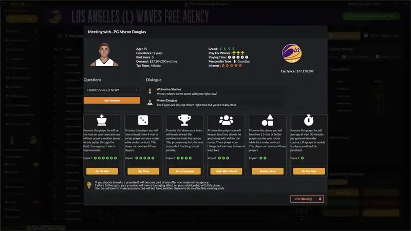 Draft Day Sports: Pro Basketball 2024 — изображение 2