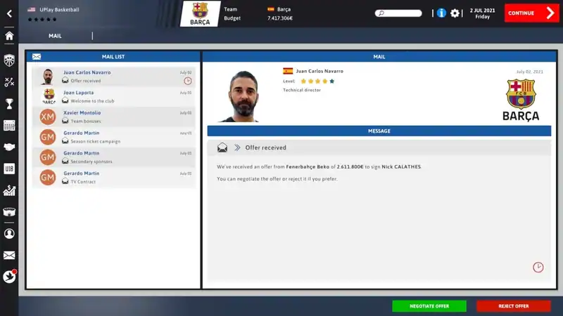 International Basketball Manager 22 — изображение 2