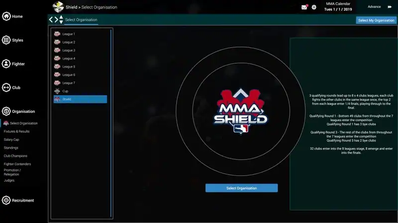 MMA Team Manager — изображение 2