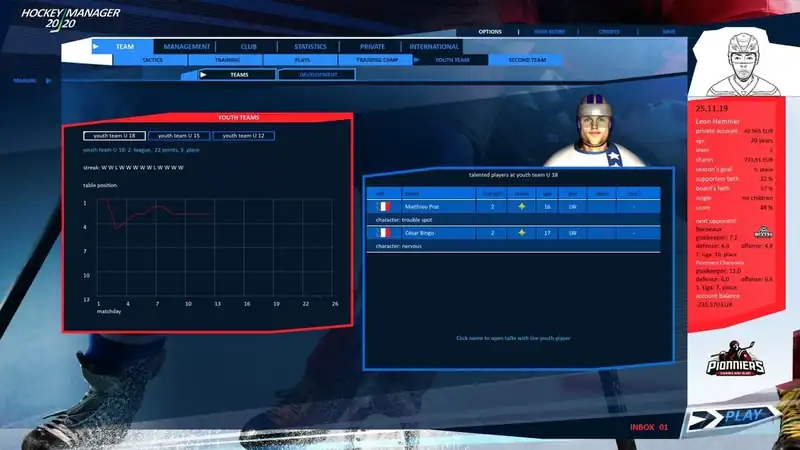 Hockey Manager 20|20 — изображение 3