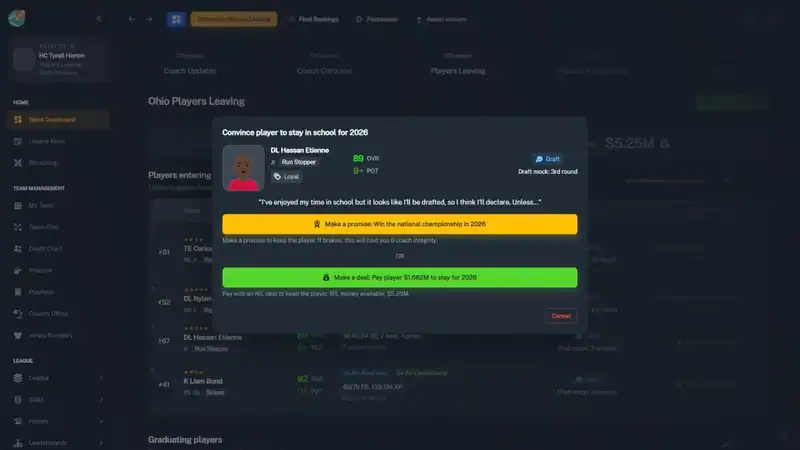 Football Coach: College Dynasty — изображение 3