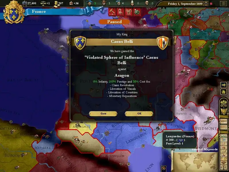 Europa Universalis 3: Heir to the Throne — изображение 3